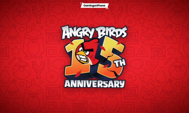 Angry Birds 15th anniversary banner