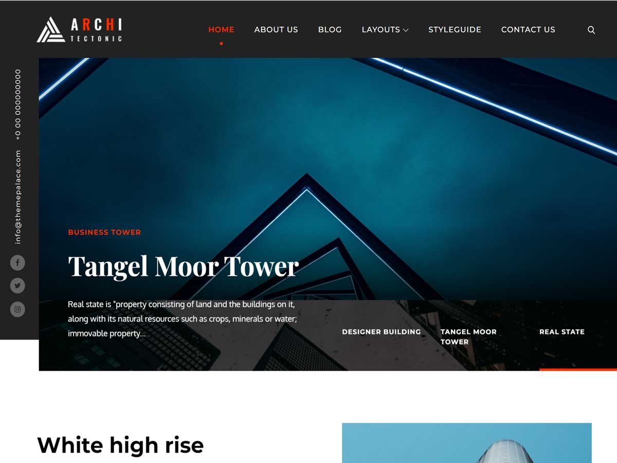 Architectonic: best WordPress themes for architecture