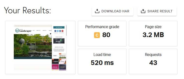 Avada-Speed-Test