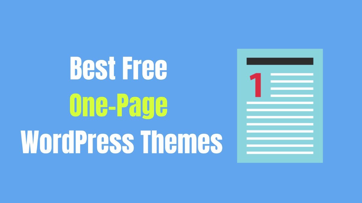 Best Free One-Page WordPress Themes