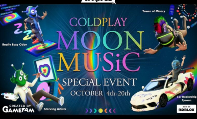 Roblox x Coldplay Moon Music Special Event Cover, Roblox