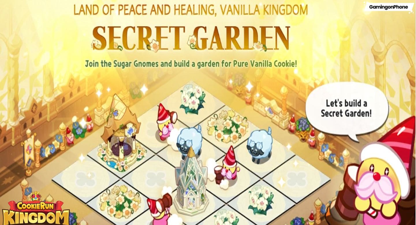 Cookie Run: Kingdom Secret Garden event, CRK Secret Garden event
