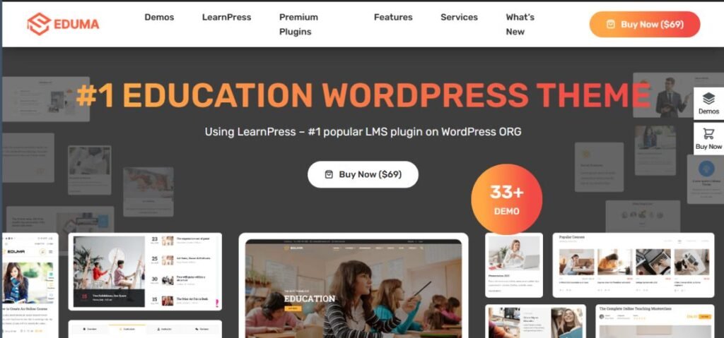 Eduma Education WordPress Theme