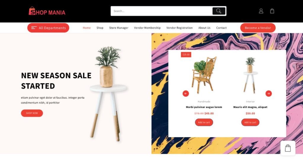 shopmania: Best WooCommerce WordPress theme