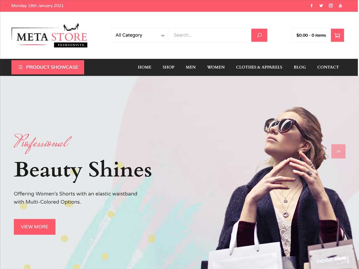 Best WooCommerce WordPress Theme for Online Store: Meta-Store