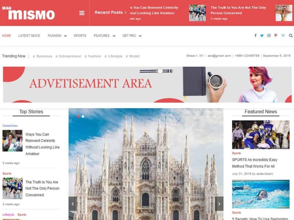 Mismo WordPress Theme