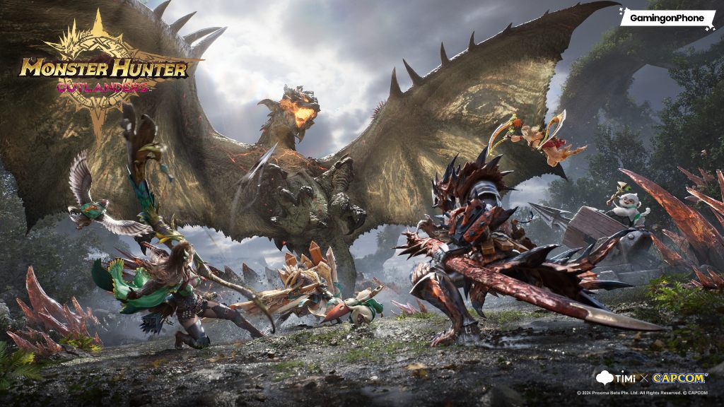Monster Hunter Outlanders Game Cover