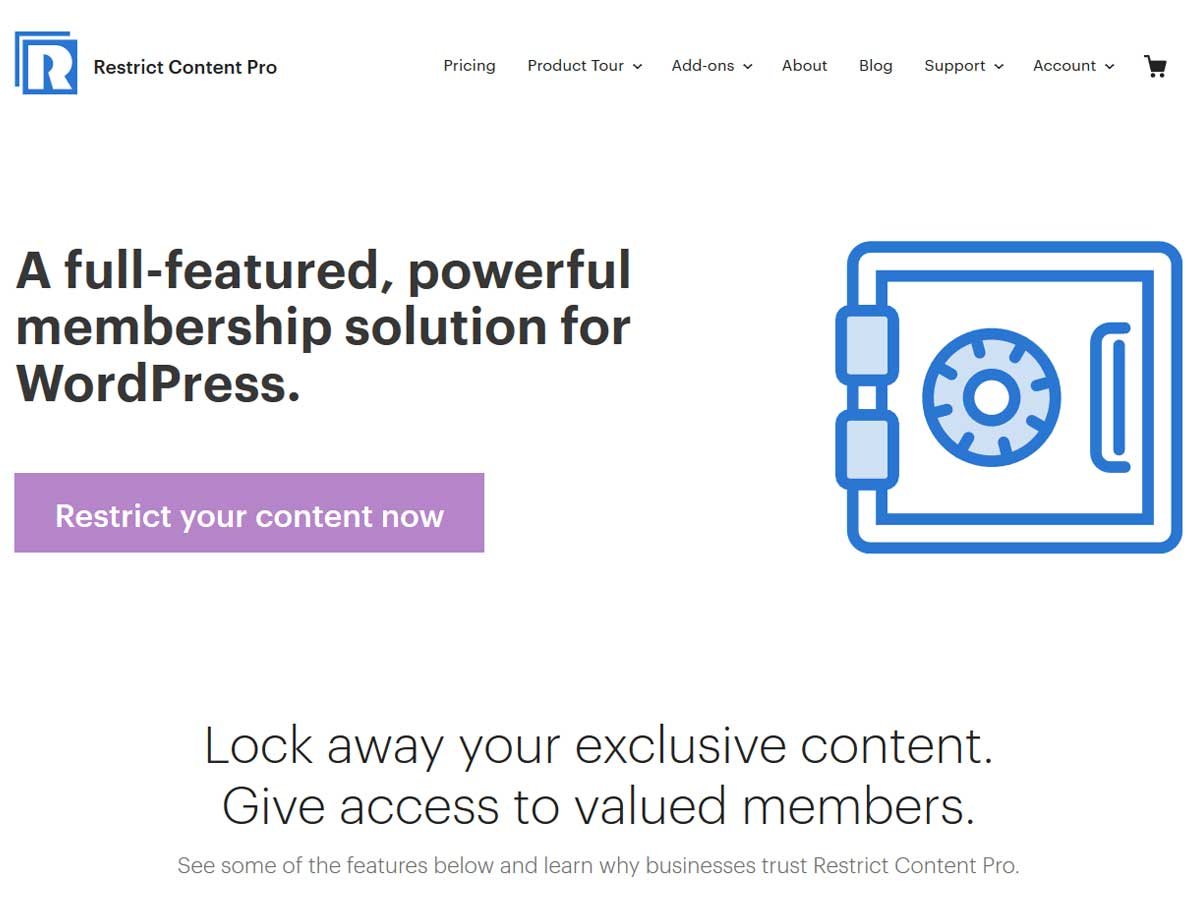 Restrict-Content-Pro: Best WordPress Membership Plugins