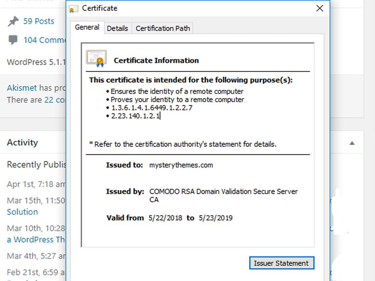 SSL-Certificate