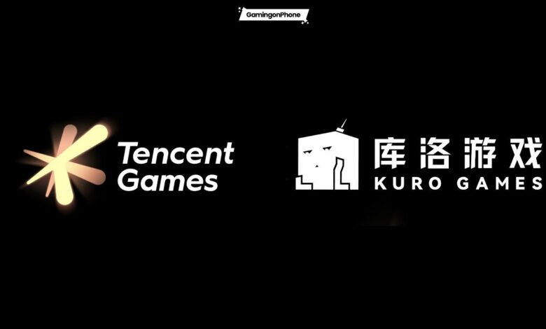 Tencent Games and Kuro Games logo, Tencent Games owns 51% Kuro Games