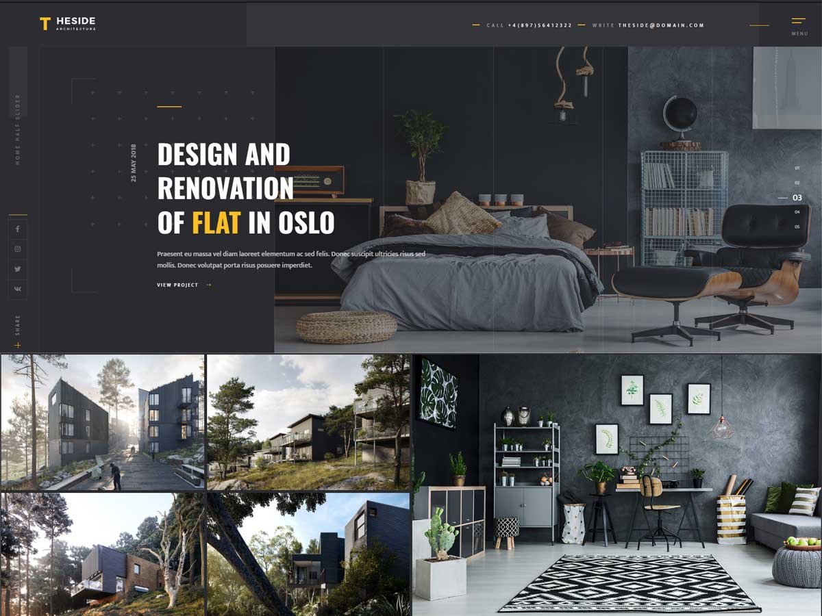 TheSide: best WordPress themes for architecture