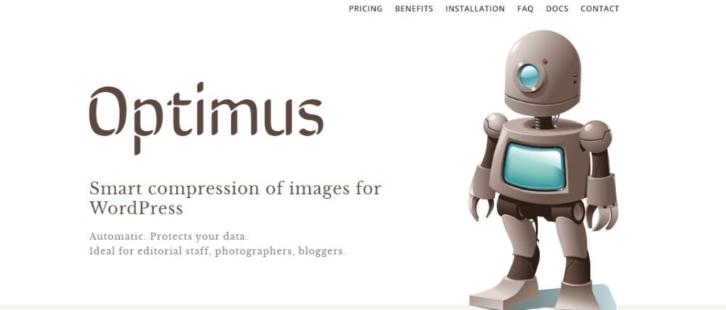 WordPress Image Optimization Plugins- Optimus