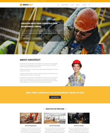 Architect WordPress Theme