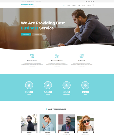 Business Owner WordPress Theme