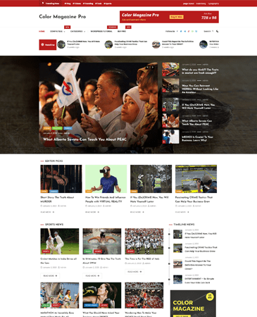 Color Magazine Pro WordPress Theme