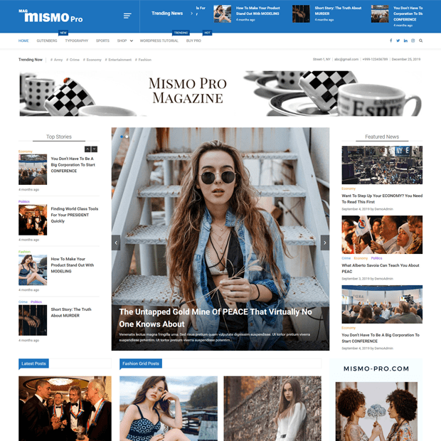 Best Creative Magazine Theme 2020