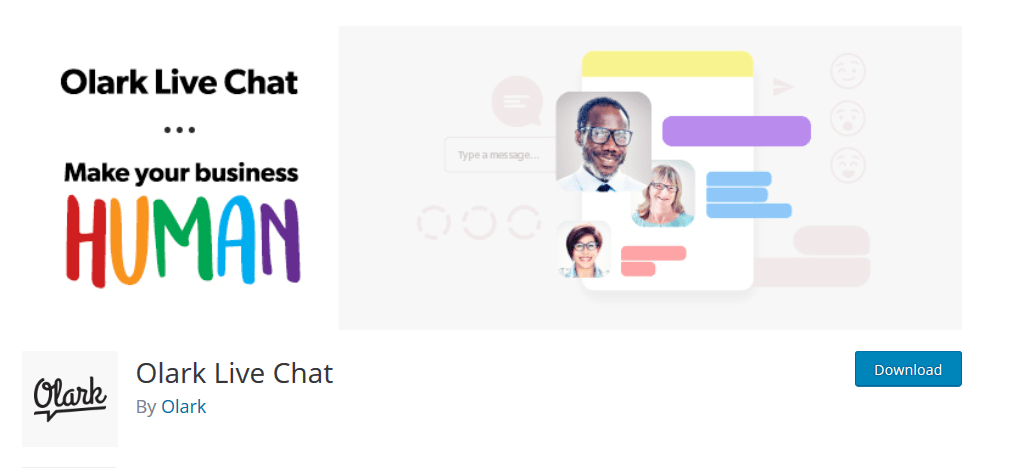 Olark Live Chat – WordPress plugin 