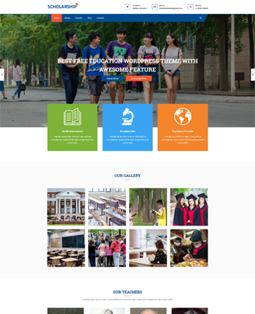 Scholarship WordPress Theme