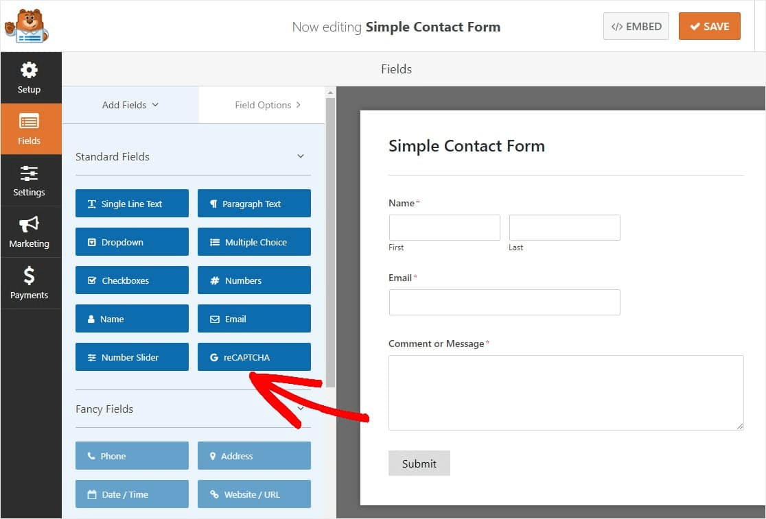 wpforms-recaptcha